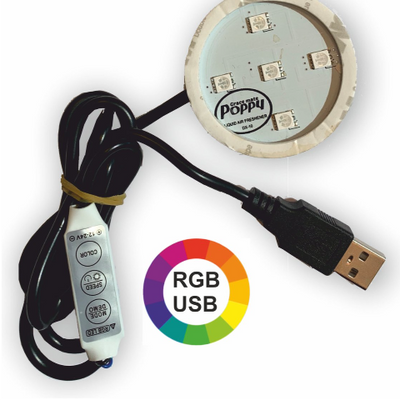 Poppy Grace Mate - Lamp USB in RGB kleur